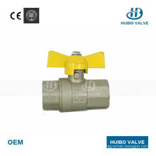 Butterfly Handle 1/2′′-1′′inch Brass Gas Valve Manufacturer